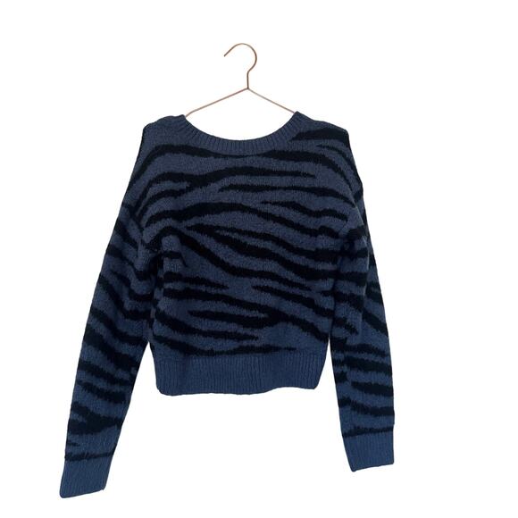 Sweaters - Pink Victoria secret tiger stripe sweater v neck